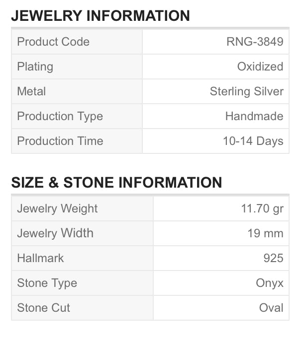 Harputture Real Silver Ring H-RNG 3849